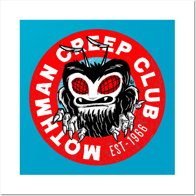 Mothman Creep Club Wall Art by GiMETZCO!